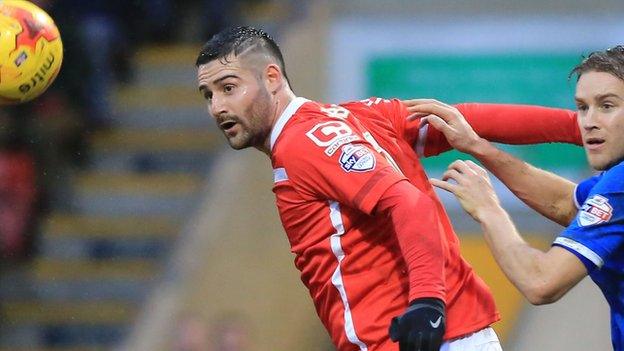 Marcus Haber's opener against Walsall was his first league goal of the season at Gresty Road