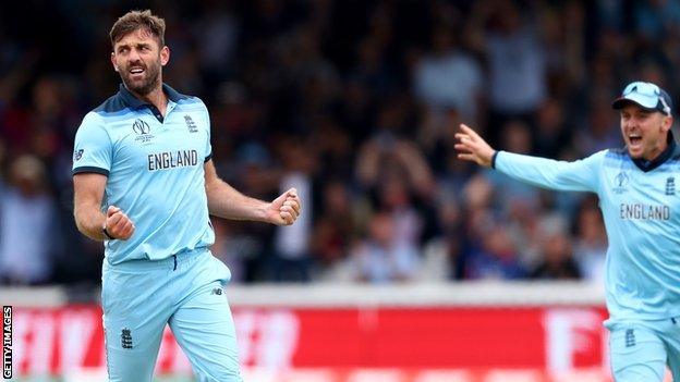 Liam Plunkett celebrates