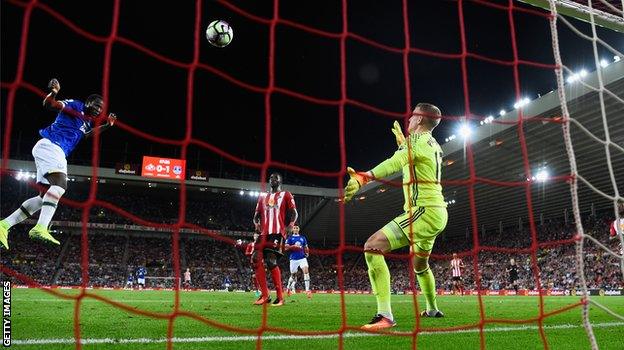 Lukaku scores against Sunderland