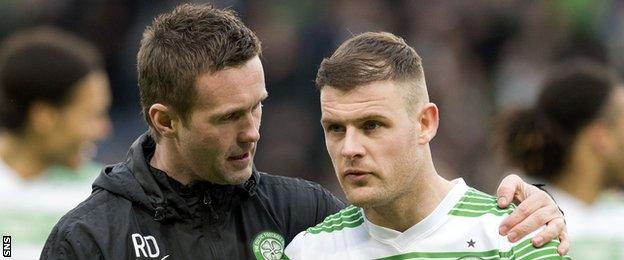 Ronny Deila and Anthony Stokes