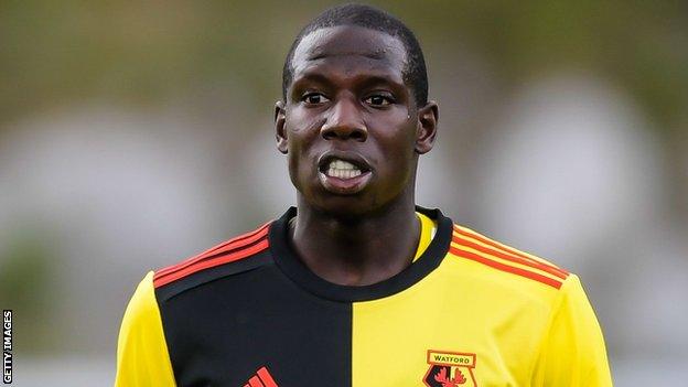 Doucoure playing for Watford