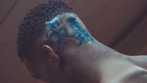 Paul Pogba haircut on Instagram