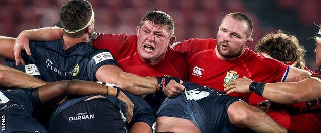 Tadhg Furlong and Ken Owens