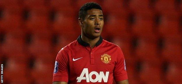 Manchester United's Swiss teenager Saidy Janko