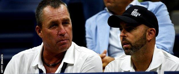 Murray's coaching team of Ivan Lendl and Jamie Delgado