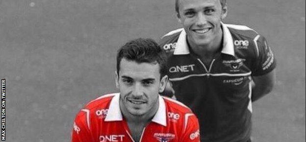 Jules Bianchi and Max Chilton