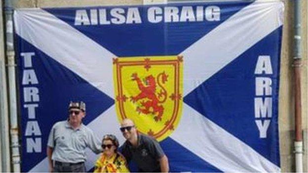 The Ailsa Craig Tartan Army