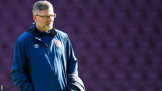 Hearts manager Craig Levein