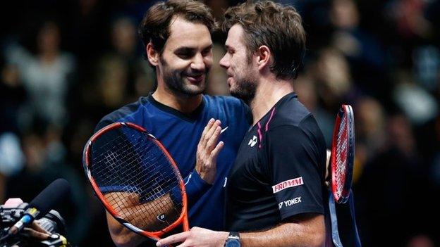 Roger Federer and Stan Wawrinka