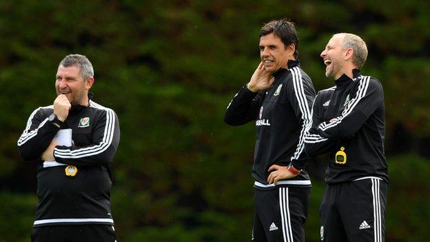 Osian Roberts, Chris Coleman & Paul Trollope