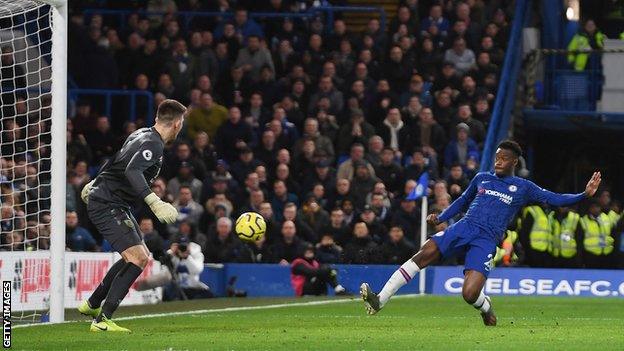 Callum Hudson-Odoi scores