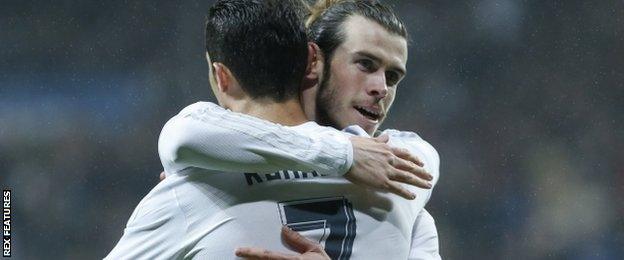 Cristiano Ronaldo and Gareth Bale