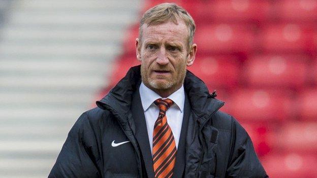 Dundee United interim boss Dave Bowman