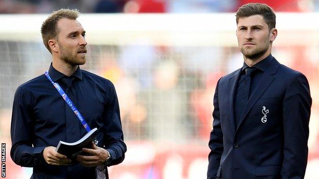 Christian Eriksen (left) and Ben Davies