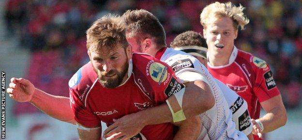 John Barclay was one of three Scarlets players sent to the sin-bin