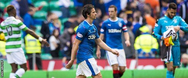 Rangers are four points behind Celtic in the Premiership