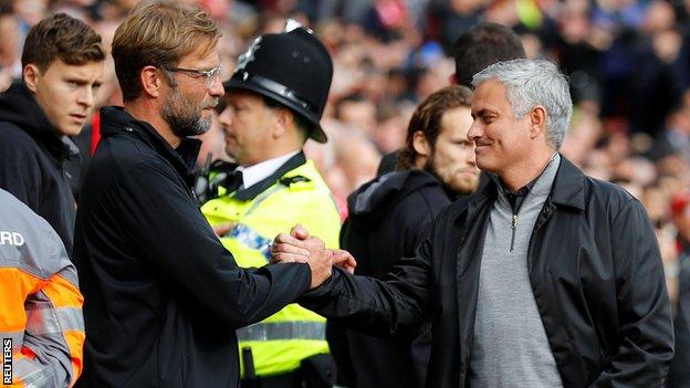 Klopp and Mourinho