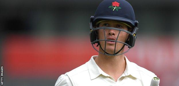 Lancashire's Keaton Jennings