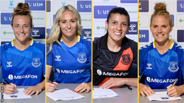 Aurora Galli, Toni Duggan, Kenza Dali and Leonie Maier