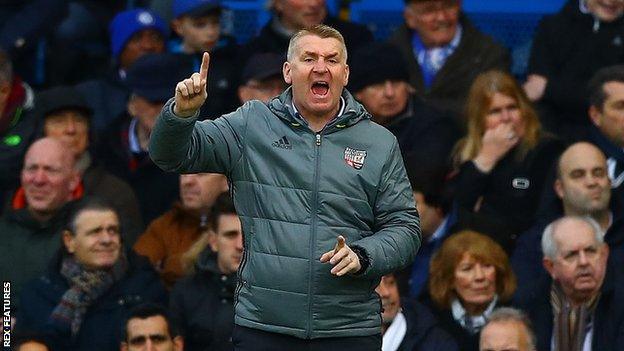 Brentford boss Dean Smith