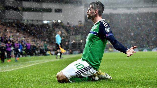 Northern Ireland striker Kyle Lafferty