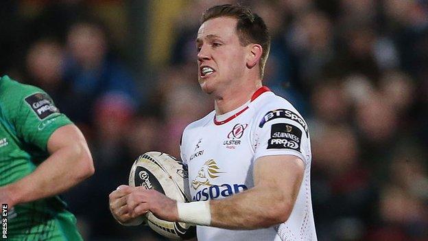 Craig Gilroy picked up an injury in the Pro12 win over Cardiff