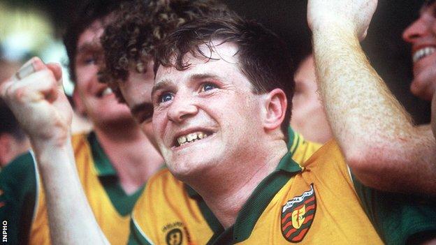 Manus Boyle shows his delight after Donegal's All-Ireland Final triumph