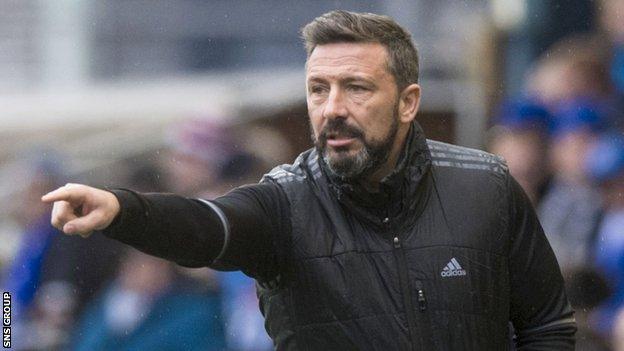 Aberdeen manager Derek McInnes