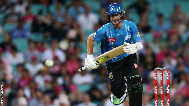 Cockbain hit an unbeaten 71 in Adelaide's win over Sydney in the Big Bash League