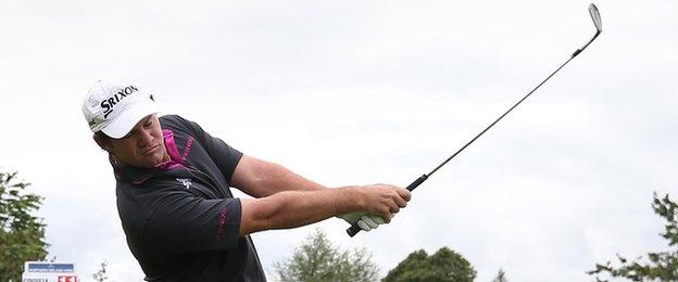 American John Hahn carded a final-round 66 at Galgorm Castle to finish in second place