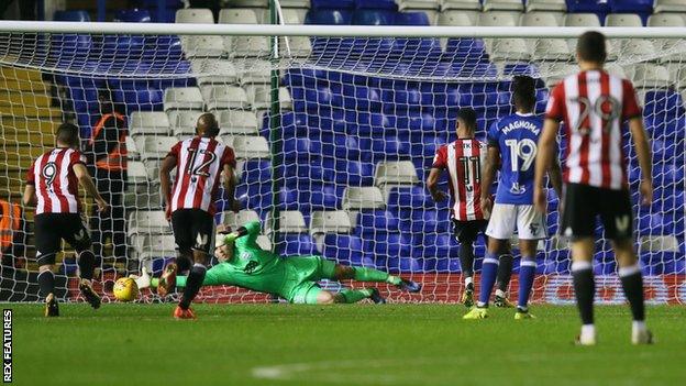 Ollie Watkins scores for Brentford