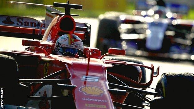 Sebastian Vettel wins the Australian Grand Prix