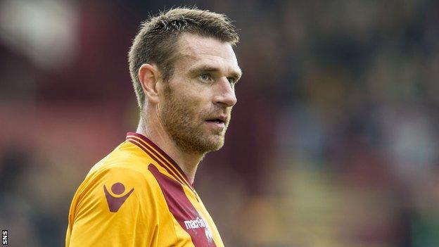 Motherwell defender Stephen McManus