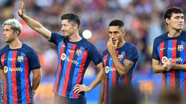 Robert Lewandowski and Raphinha