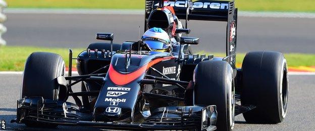 McLaren's Fernando Alonso