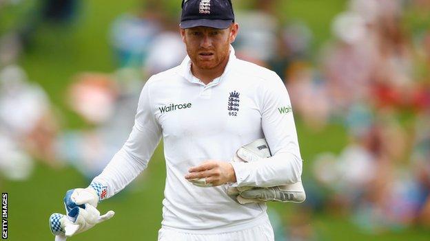 England wicketkeeper Jonny Bairstow