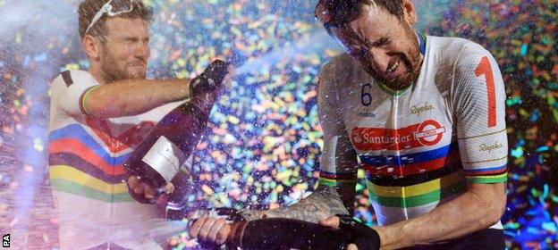 Mark Cavendish and Bradley Wiggins