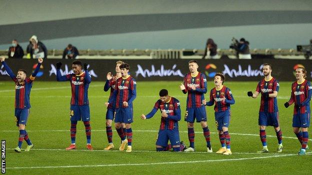 Barcelona celebrate