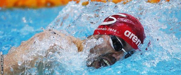 British swimmer Josef Craig