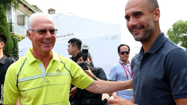 Franz Beckenbauer is the honorary president of Bayern Munich