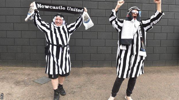 Newcastle United fans