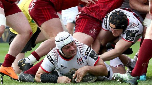 Best has scored three tries in 10 appearances for Ulster this season