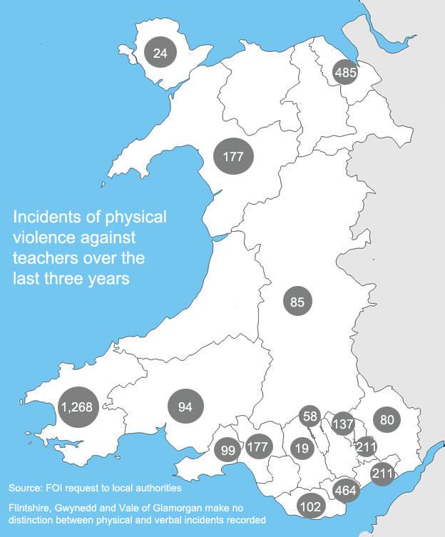 Map of local authorities