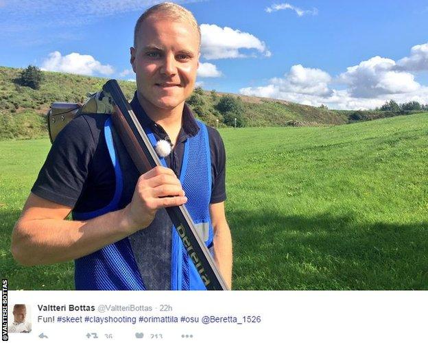 Valtteri Bottas twitter