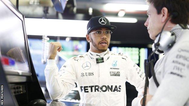 Lewis Hamilton and Toto Wolff