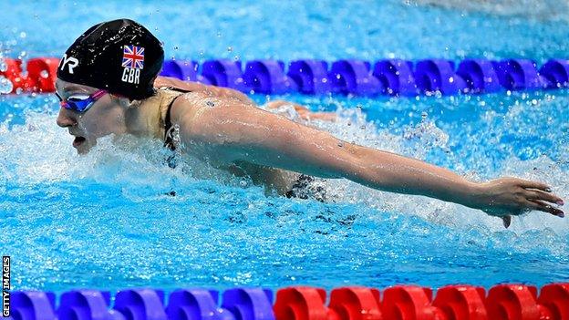 Cardiff’s Harriet Jones won the British women’s 50m butterfly final