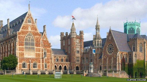 View of Clifton College