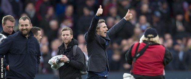 Gareth Ainsworth celebrates