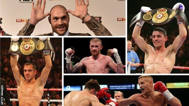 Tyson Fury, Jimmy Kelly, Anthony Crolla, Terry Flanagan, Jimmy Kelly