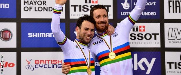 Mark Cavendish and Sir Bradley Wiggins